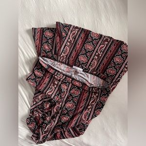 K&K flared patterned leggings